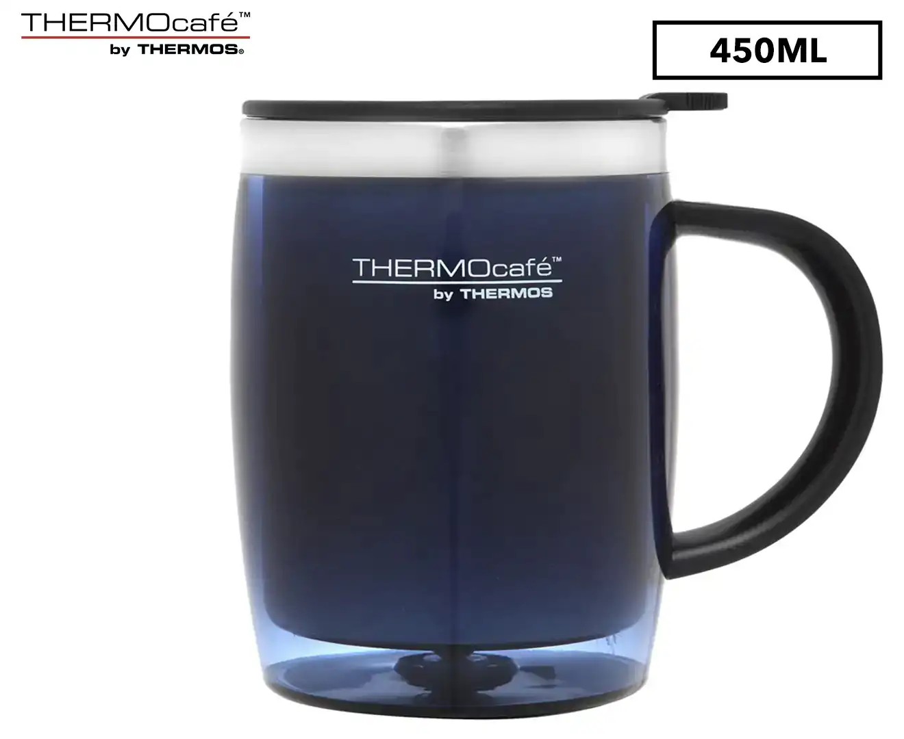 Thermocafe 450Ml Stainless Steel Desk Mug – Blue