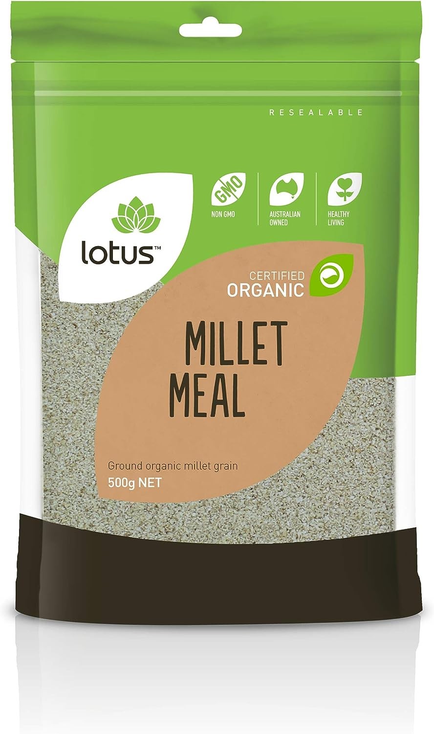 Lotus Organic Millet Meal 500 G, 500 G