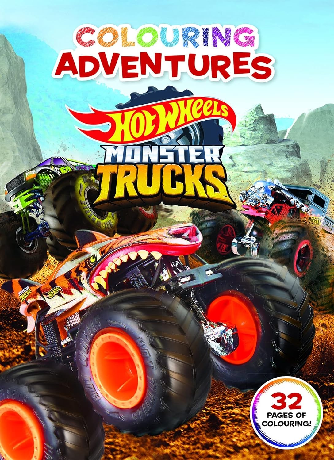 Hot Wheels Monster Trucks: Colouring Adventures (Mattel)