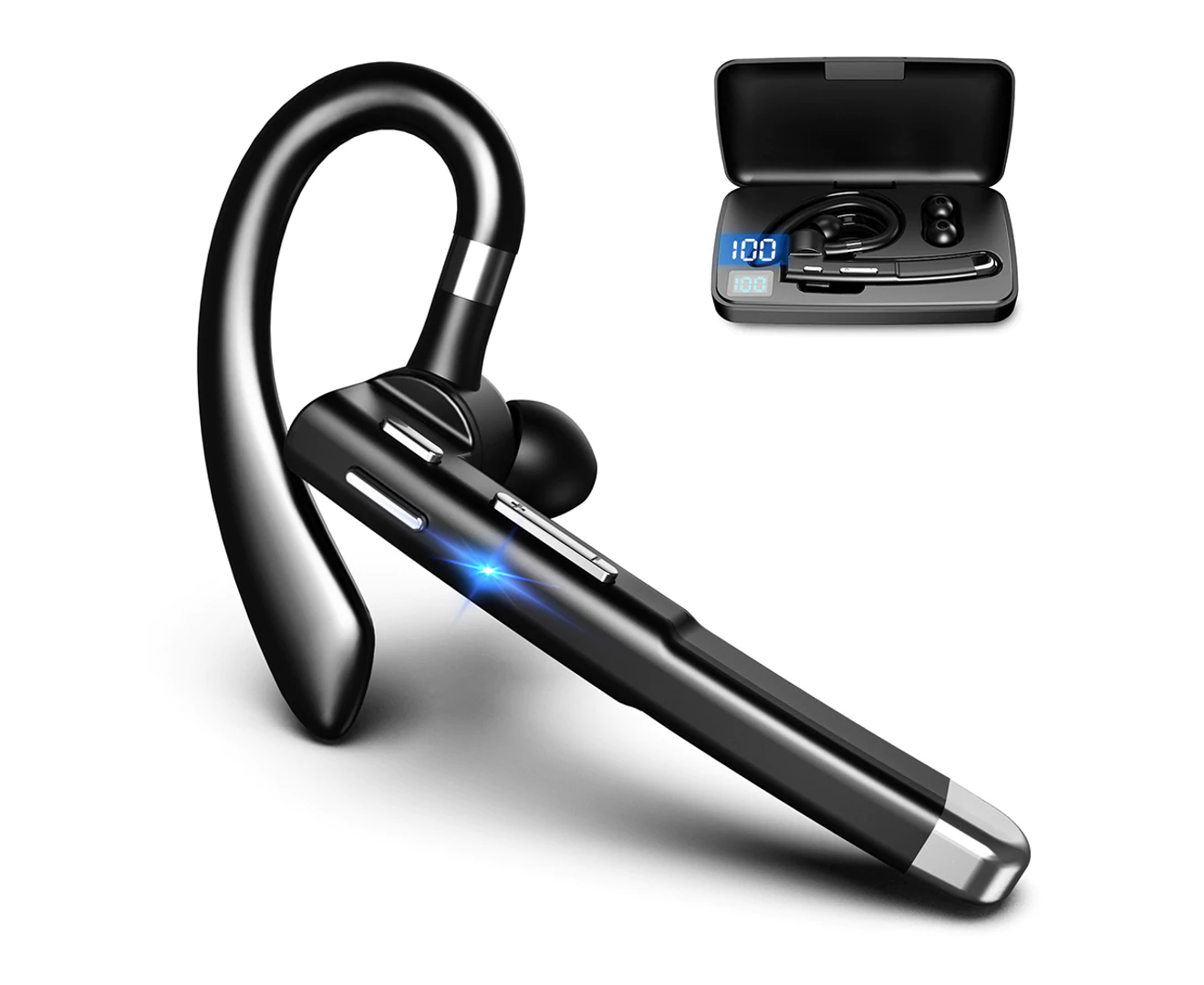 Bluetooth Headset for Cell Phone V5.1 Bluetooth Wireless Earpiece