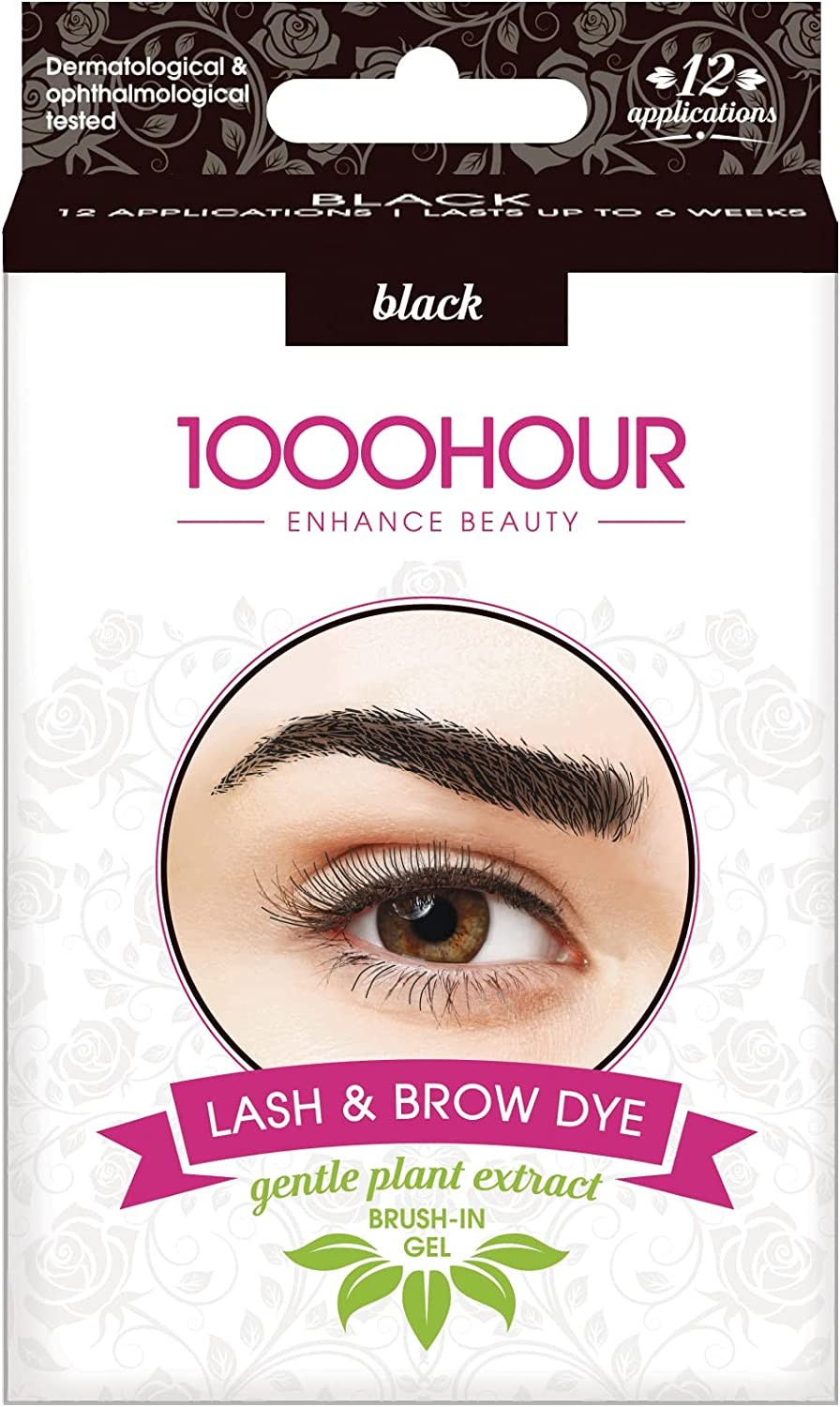 1000HOUR Plant Based Lash and Brow Dye Kit – Black