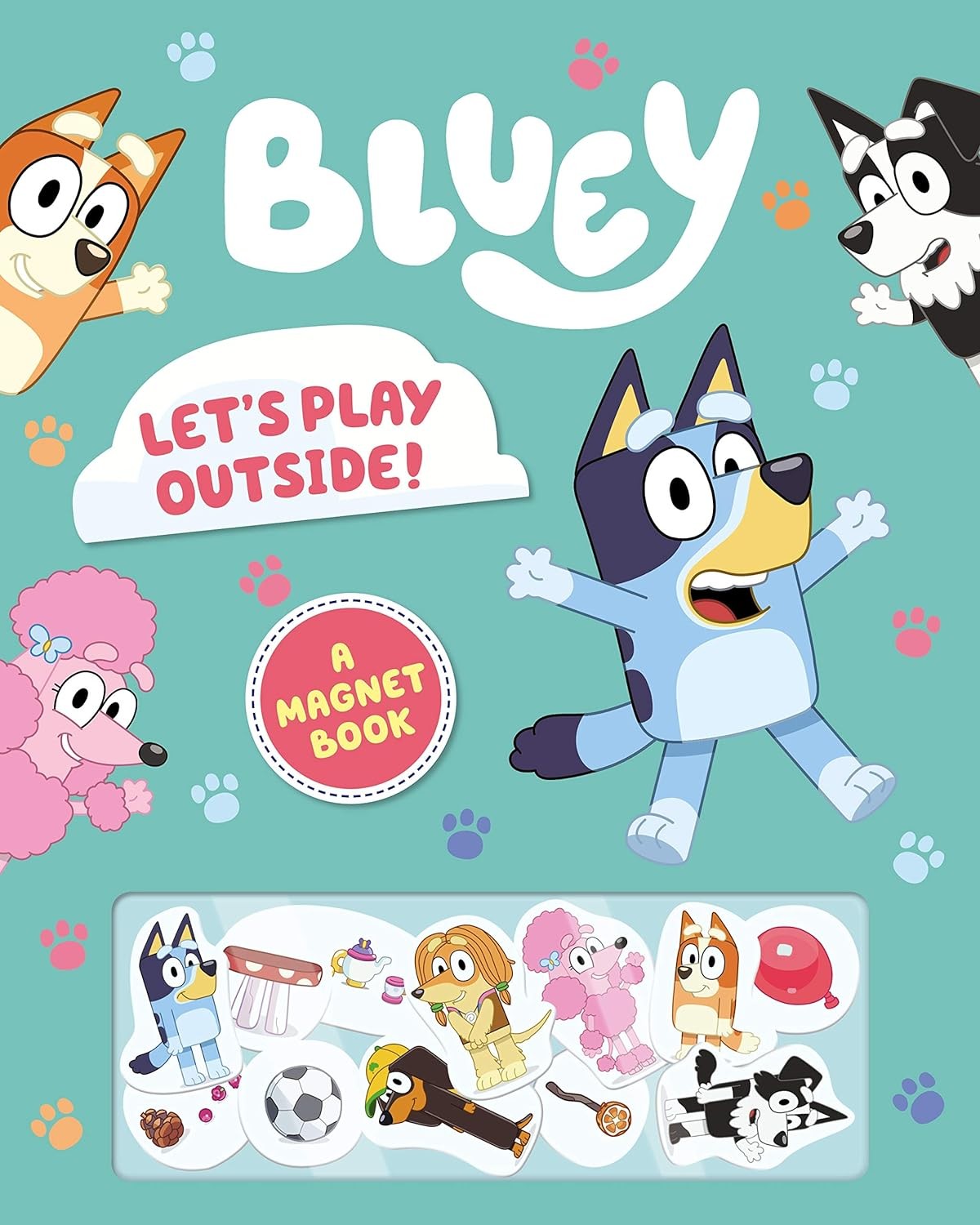 Bluey: Let’S Play Outside!: Magnet Book