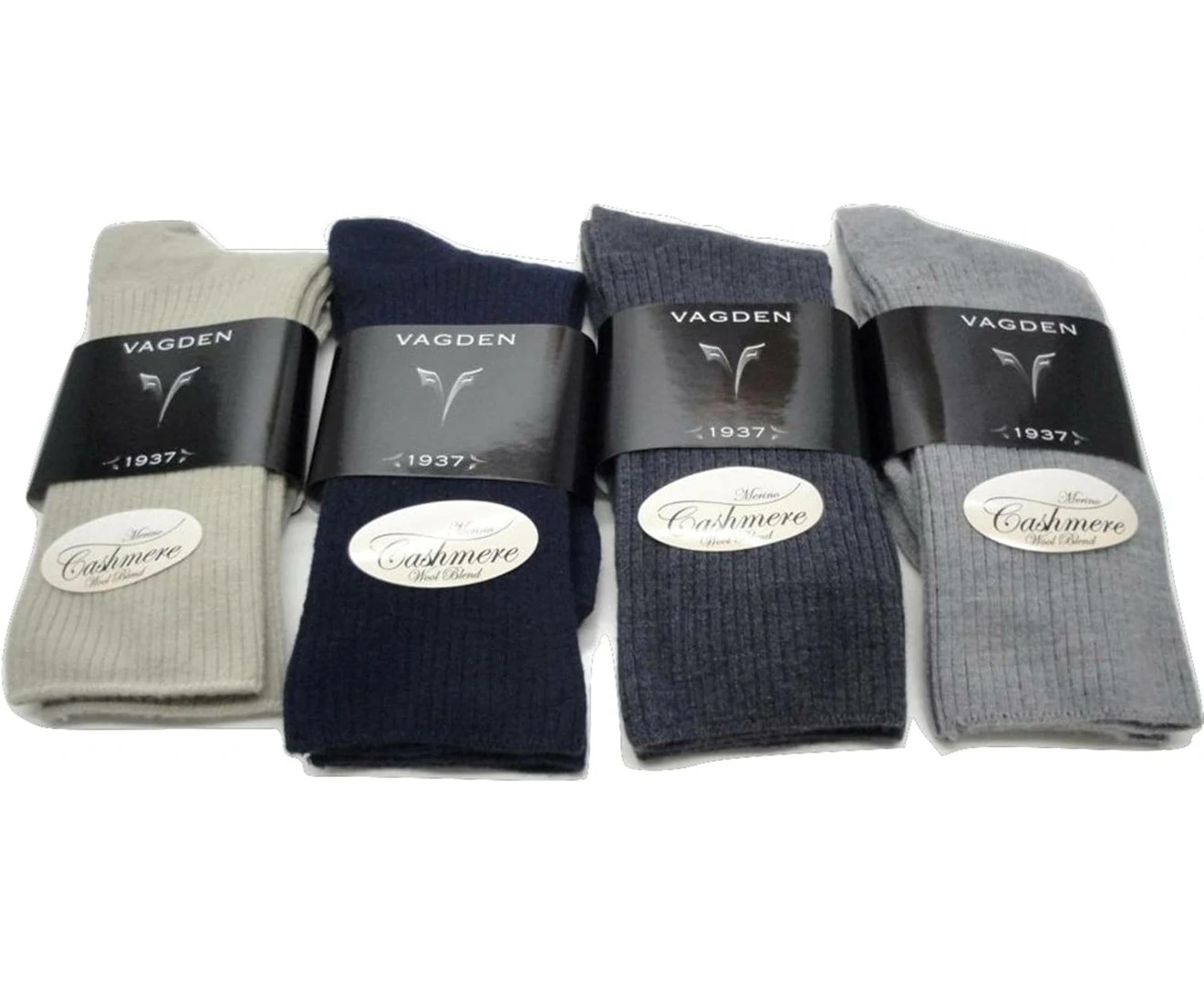 Women’S Cashmere Non-Binding Casual Socks (2 Pairs),Black