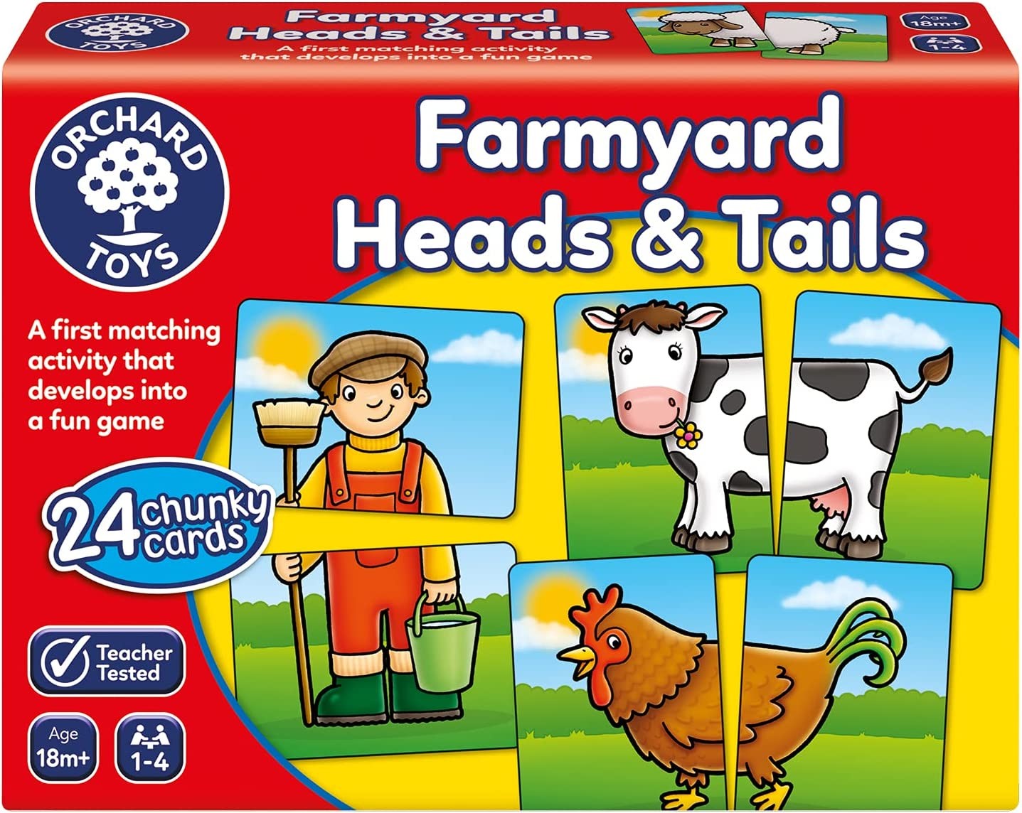 Orchard Toys 102003 Farmyard Heads and Tails