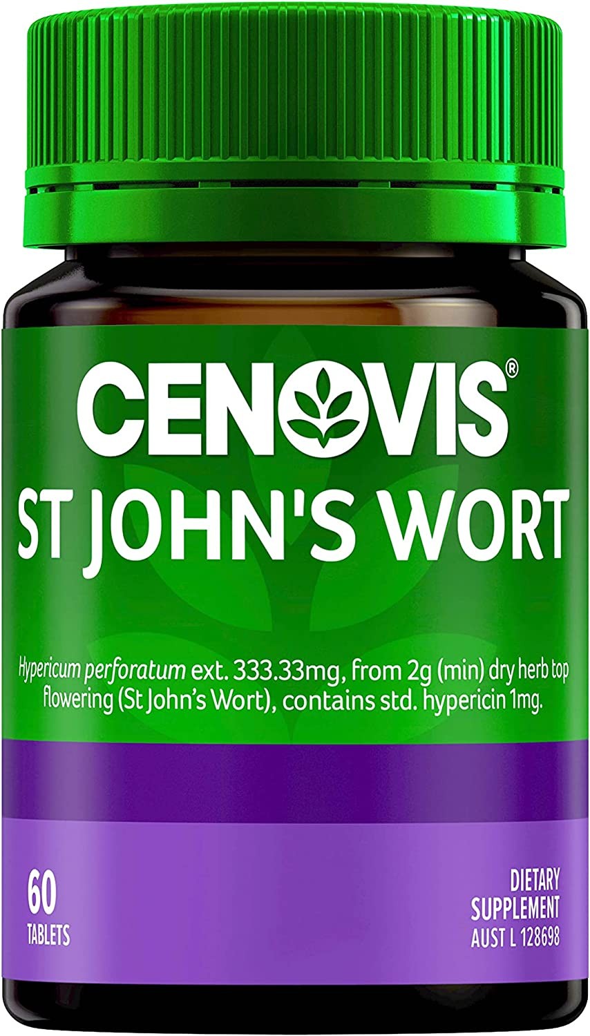 Cenovis St John’S Wort – Support Healthy Mood Balance – Decreases Symptoms of Mild Anxiety, 60 Tablets