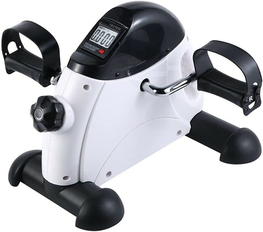 Hacienda under Desk Bike Pedal Exerciser Portable Foot Cycle Arm & Leg Peddler Machine with LCD Screen Displays