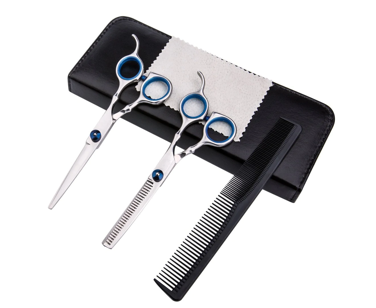 Blue) - Professional Home Hair Cutting Kit - Quality Home