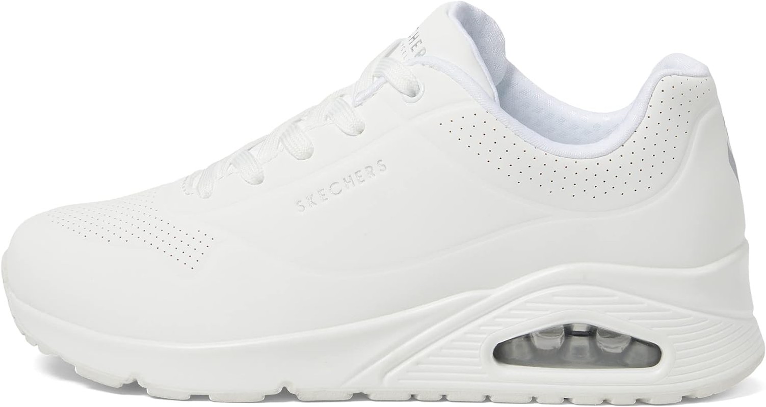 Skechers Uno White White Sneakers White White Womens Sneakers Casuals Shoes