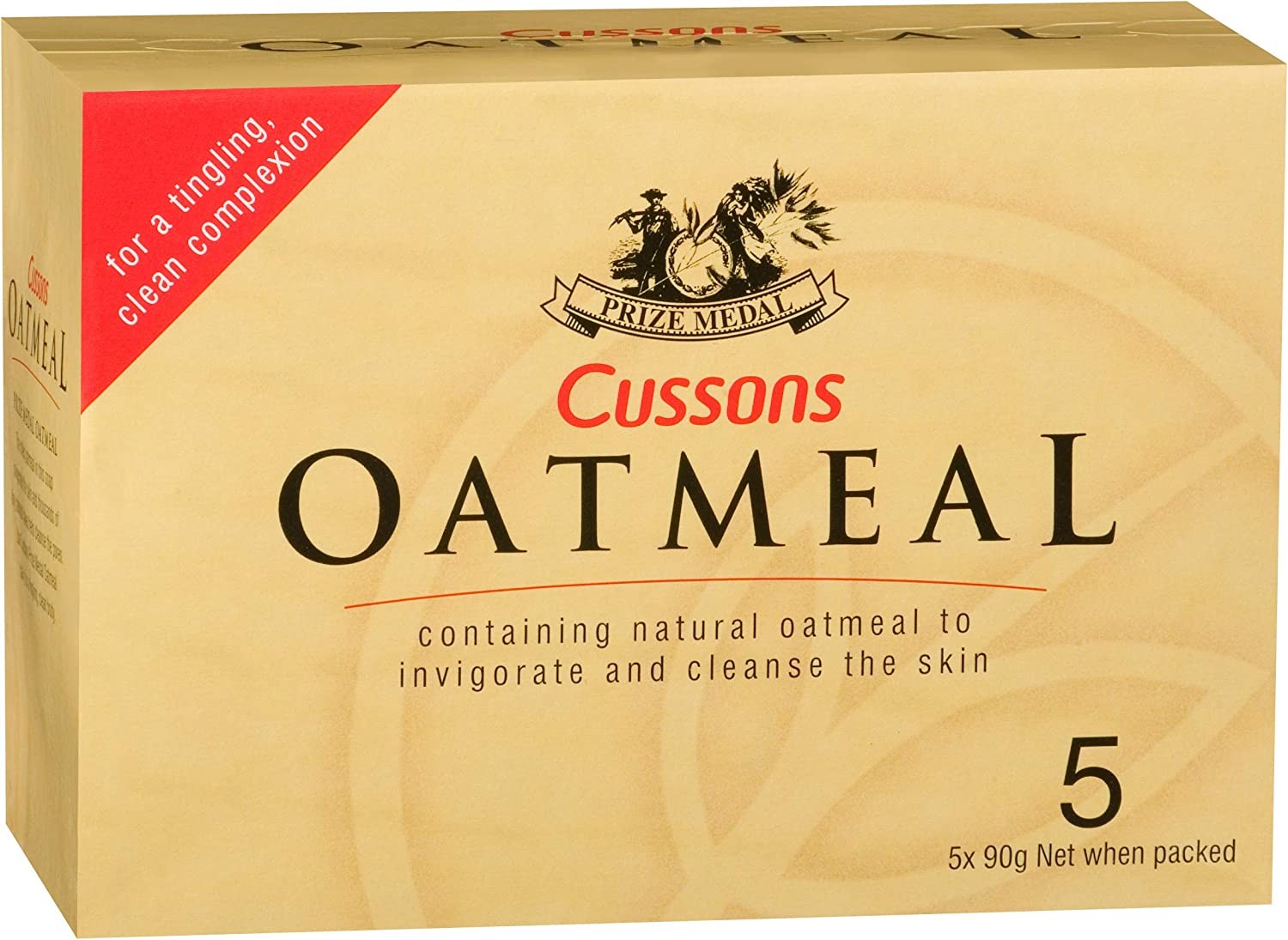 Cussons Prize Medal Oatmeal Soap Bar, 450 G