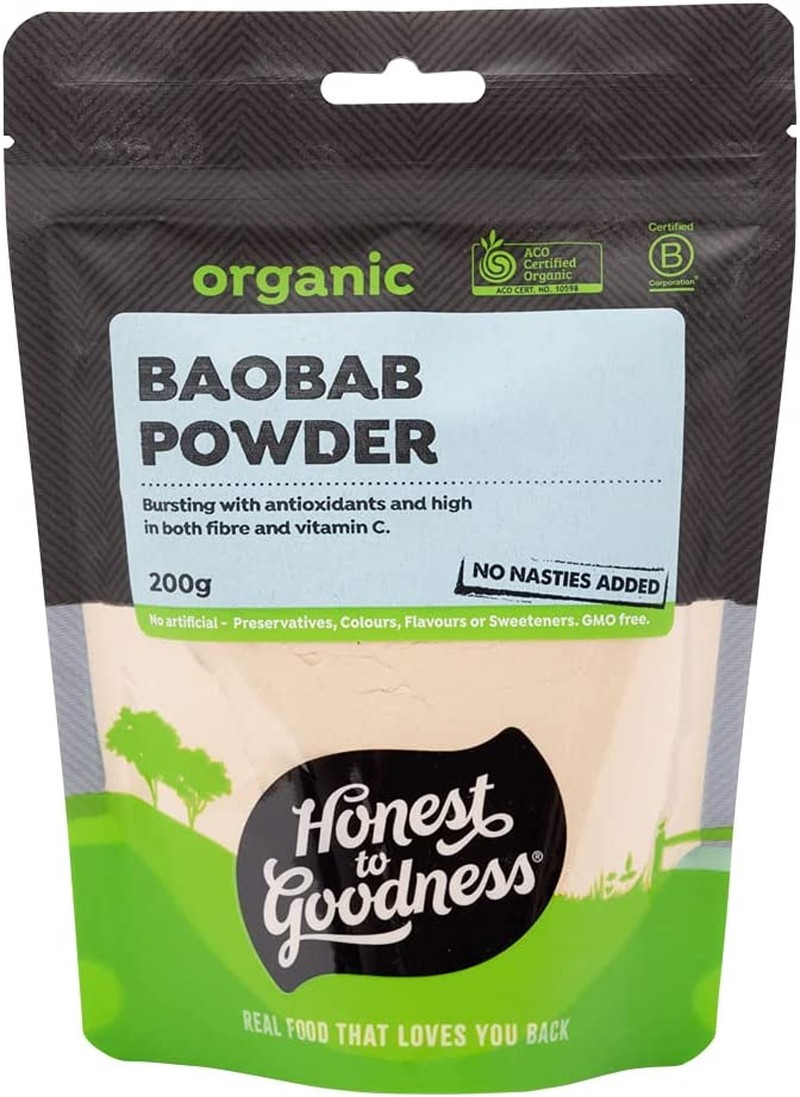 Honest to Goodness Organic Baobab Powder, 200 Grams