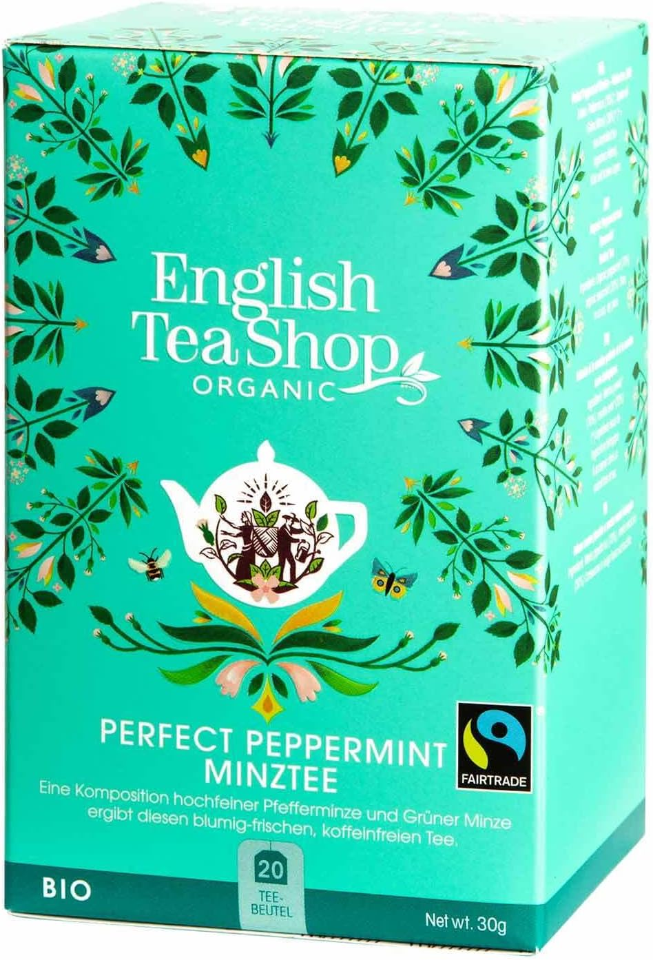 English Tea Shop Organic Peppermint, 20 Teabags