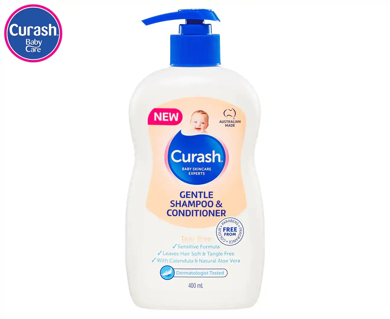 Curash Gentle Shampoo & Conditioner 400Ml