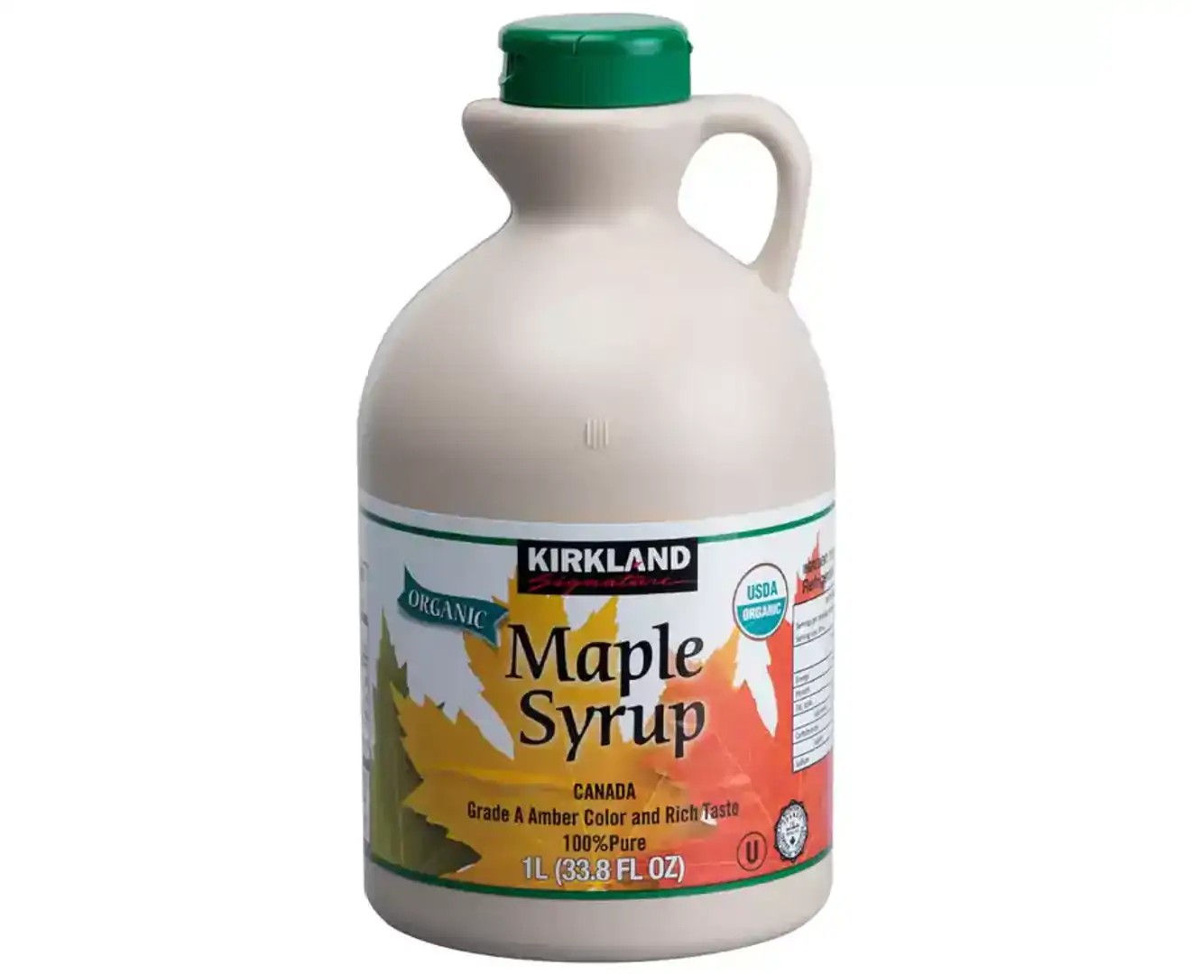 2 X Kirkland Signature Organic Maple Syrup 1L