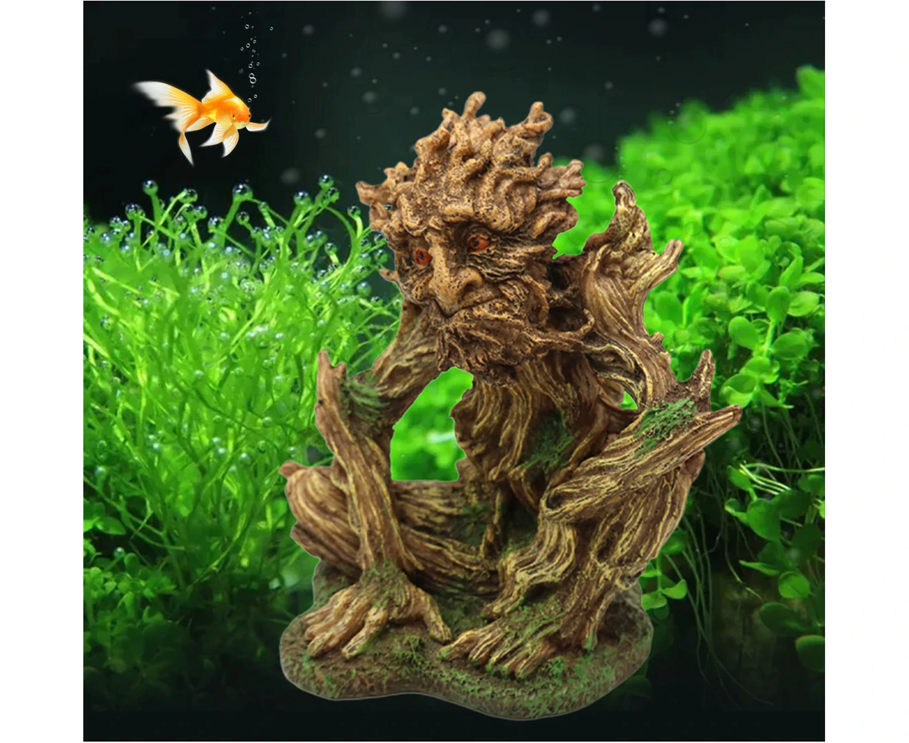 fazhongfa Fish Tank Decorations Star Wars Aquarium Accessories Small to Large Fish Tank Resin Decor for Betta Goldfish Hideouts Cave Hide Ornament