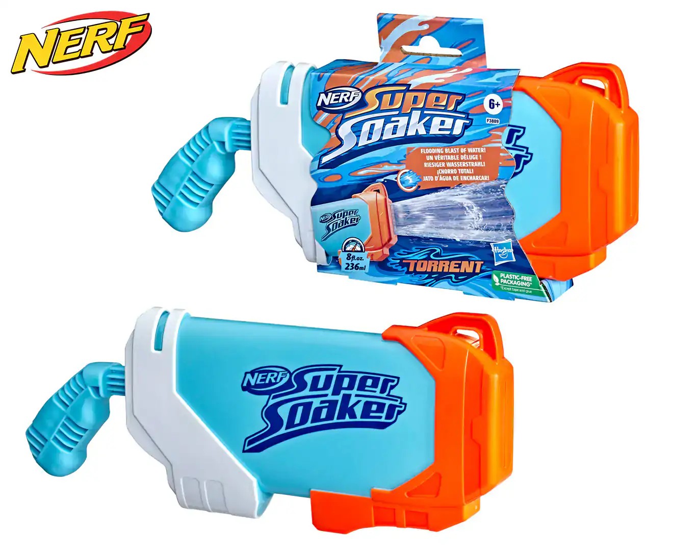 Nerf Super Soaker Torrent Water Blaster Toy