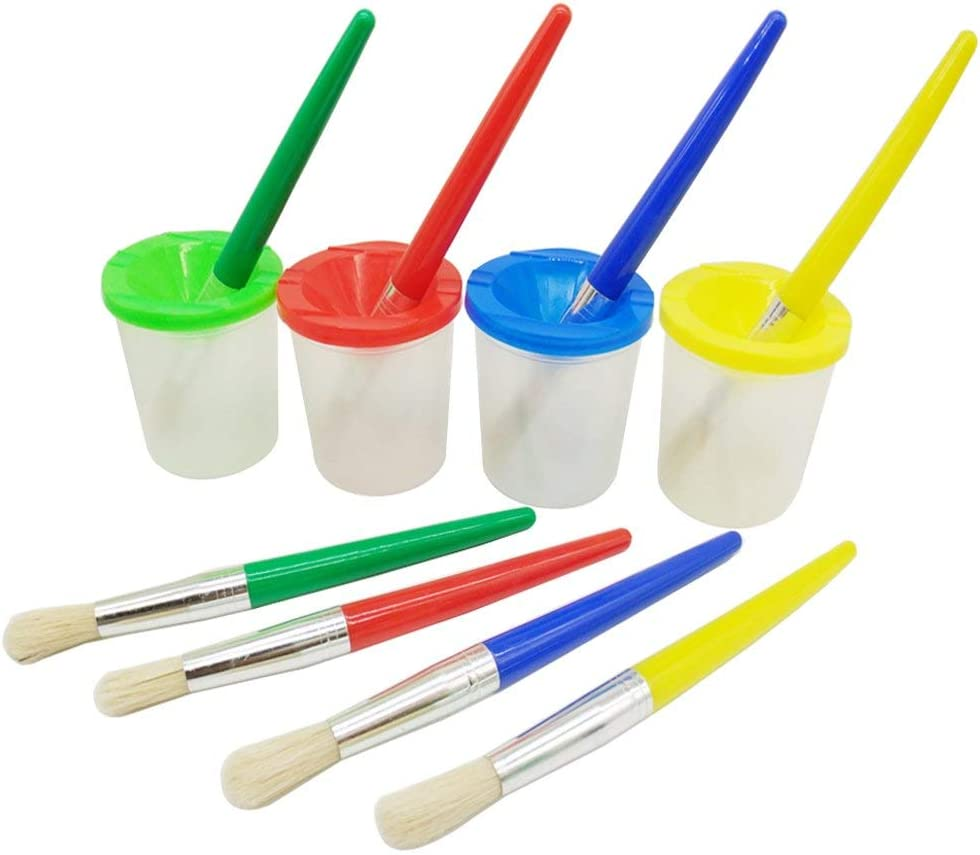 COMIART Clay Sculpture Tools Silicon Color Shapers Painting Brushes Size 6  