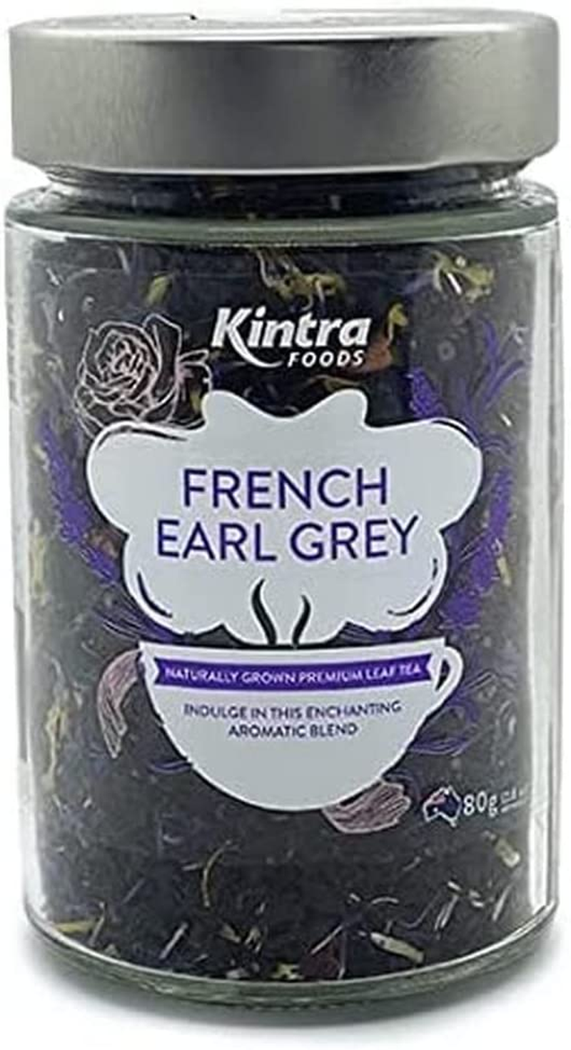 Kintra Foods Loose Leaf French Earlgrey Herbal Tea 80 G