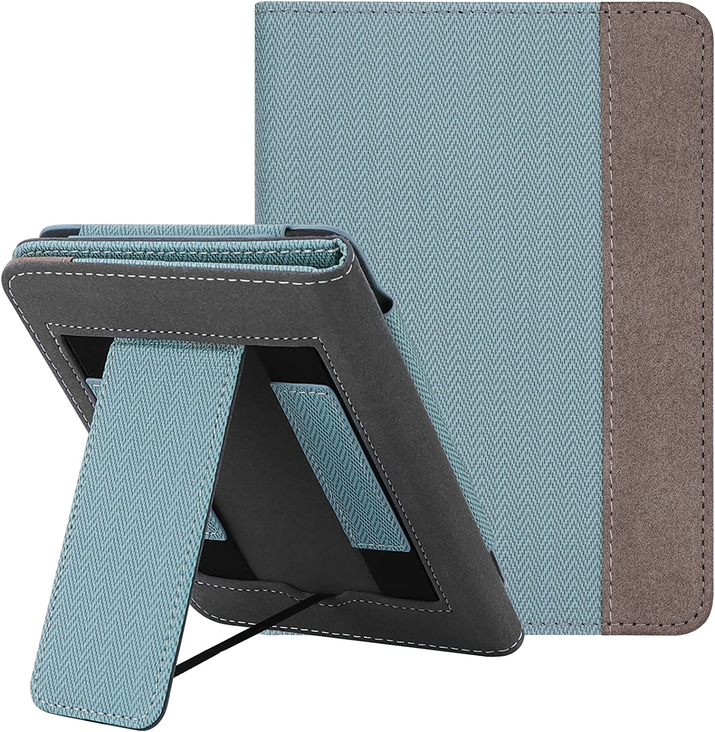 WALNEW Stand Case for All-New Kindle (2022 Released), Stand Cover with Two Hand Straps and Auto Sleep/Wake Fits Kindle (11Th Generation) – 2022 Release