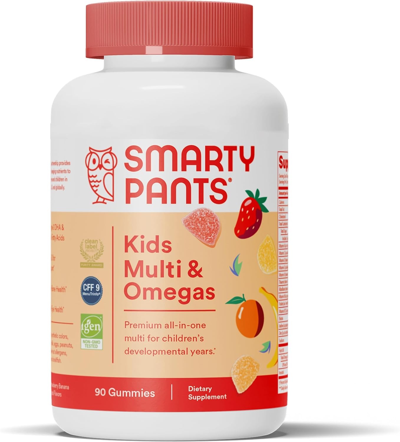 Smartypants Kids Complete Daily Gummy Vitamins, 90 Count