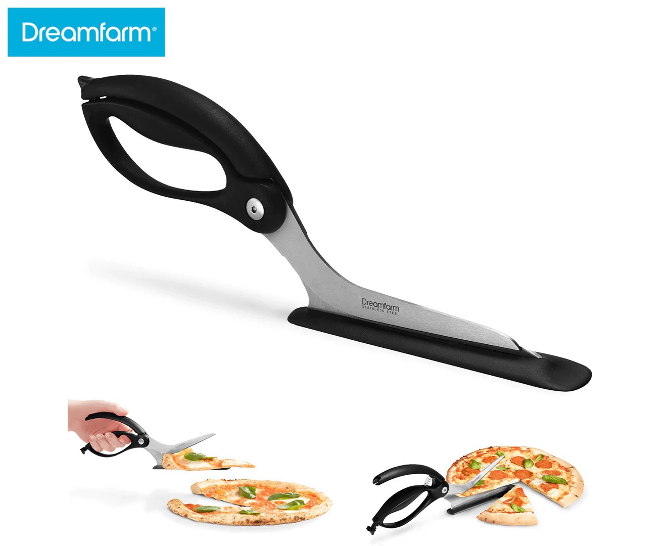 Dreamfarm Scizza Scissors Perfectly Cut Pizza – Black