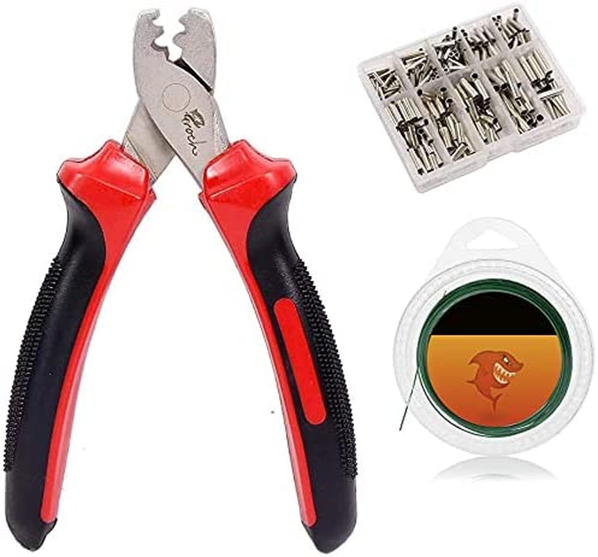 Hand Crimper Tools Stainless Steel Fishing Pliers Braid Cutters Fish Holder Hook Remover