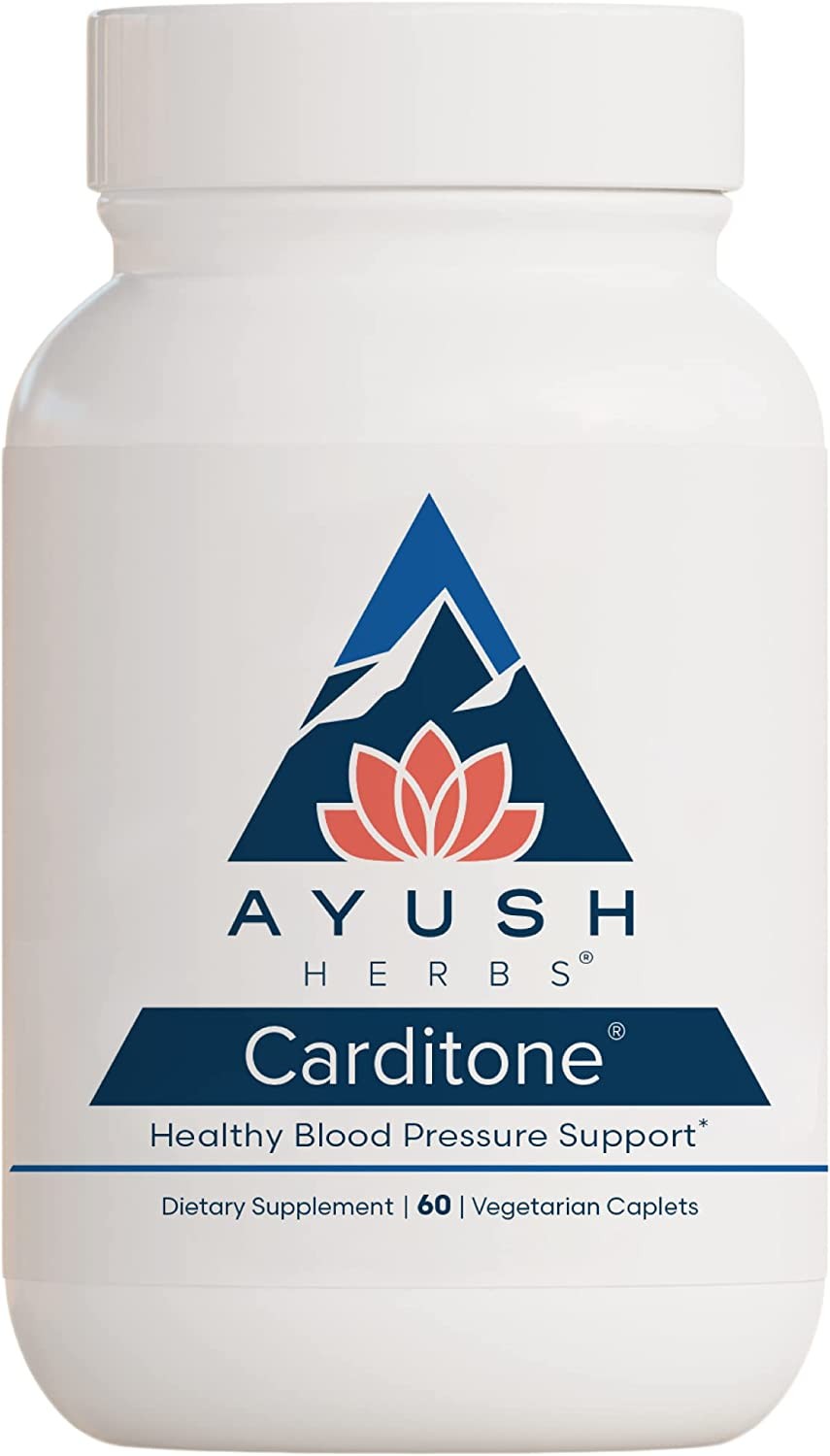 Carditone, Unbeatable Blood Pressure and Cardiovascular Support Herbal Supplement, 60 Count by Ayush Herbs