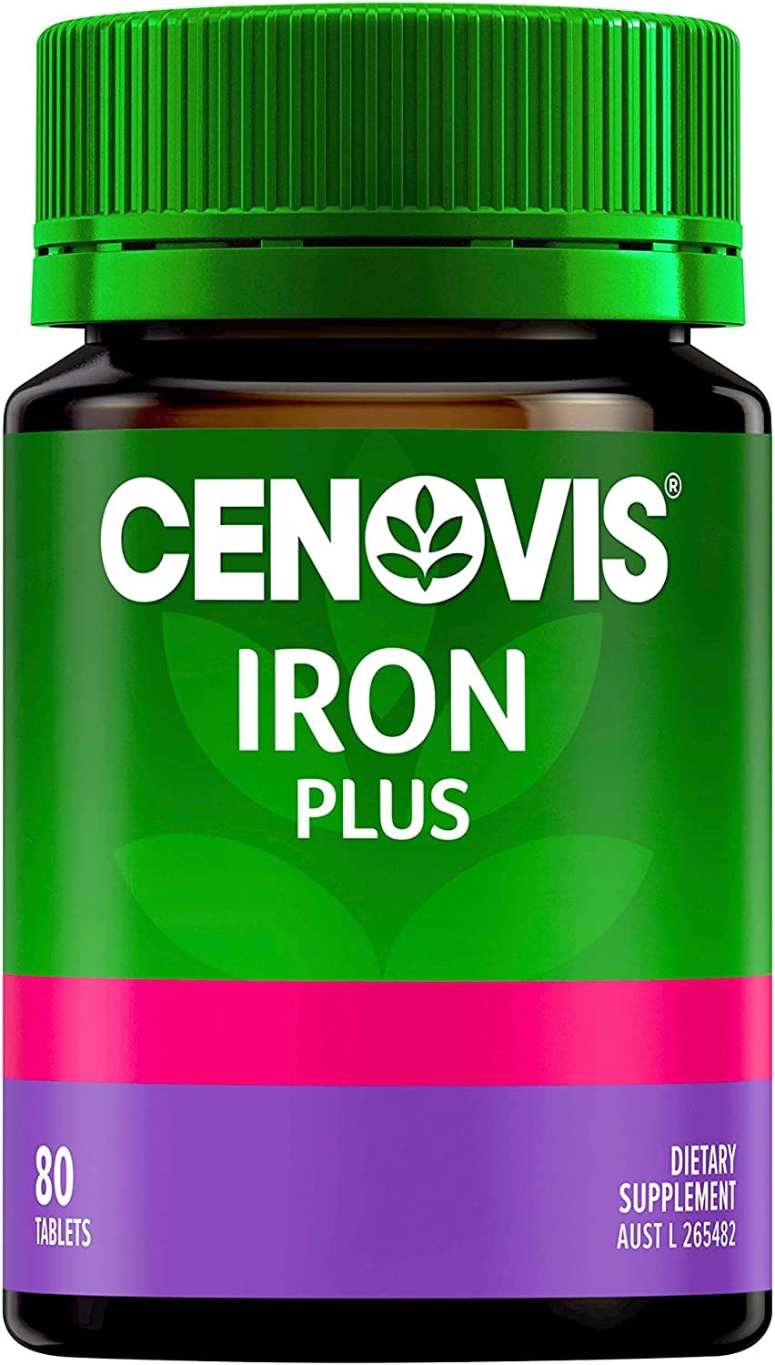 Cenovis Iron plus Tablets for Women’S Health – Relieves Fatigue and Tiredness – Supports Energy Levels, 80 Pack