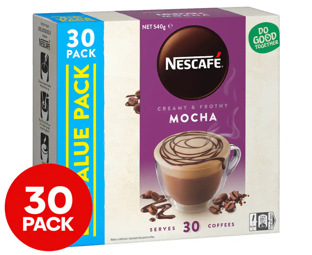 Nescafé Instant Coffee Sachets Mocha 30Pk