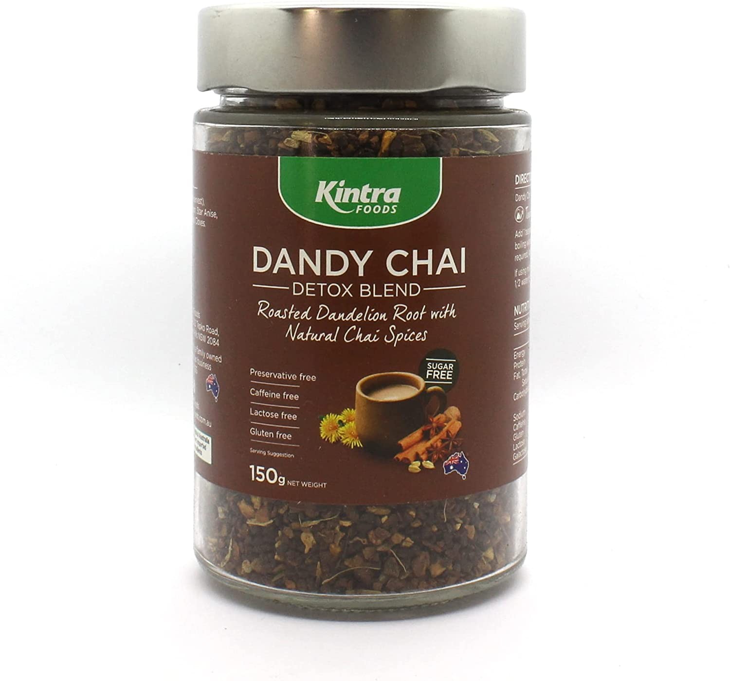 Kintra Foods Detox Blend Dandy Chai 150 G