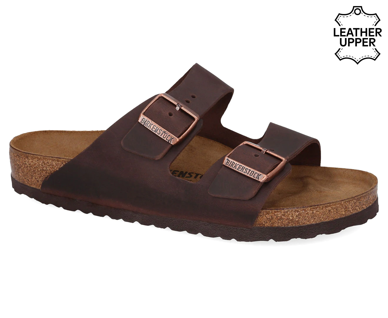 Birkenstock Unisex Arizona Oiled Leather Regular Fit Sandals – Habana