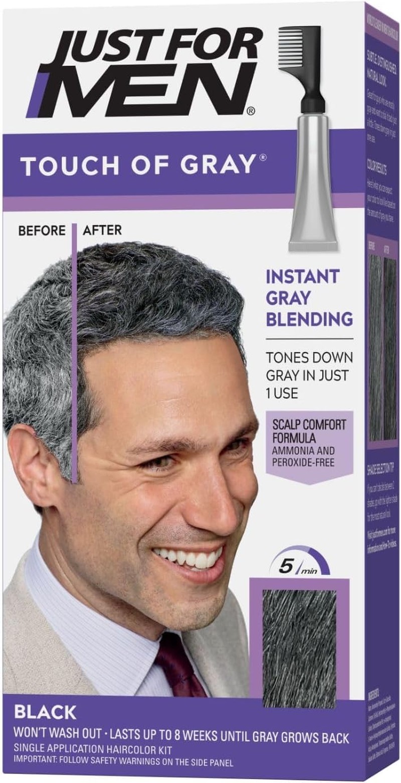 Touch of Gray Men’S Hair Color, Black