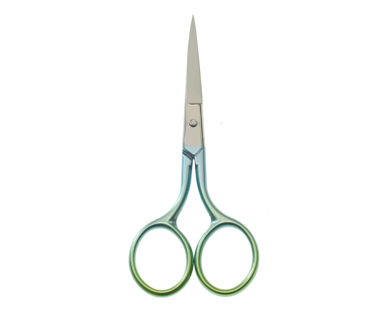 Multicolor Professional Grooming Scissors for Personal Care Facial Hair Removal and Ear Nose Eyebrow Trimming Stainless Steel Fine Straight Tip Scissors