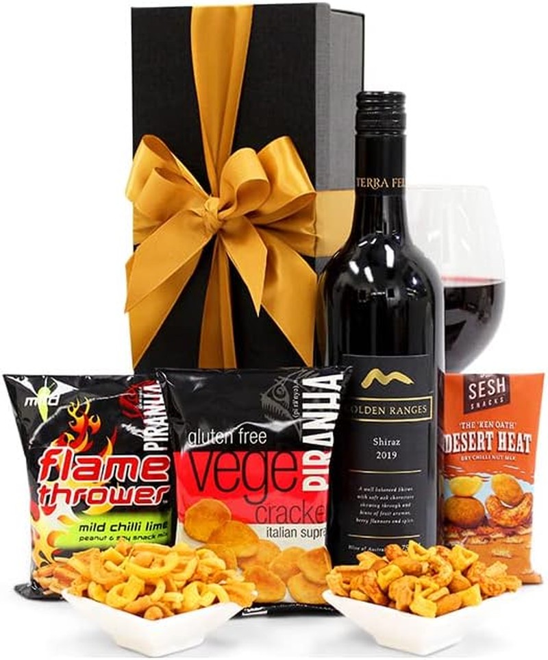 Wine & Nuts Hamper (Sparkling) – Wine Party Gift Hamper for Birthdays, Graduations, Christmas, Easter, Holidays, Anniversaries, Weddings, Receptions, Office & College Parties