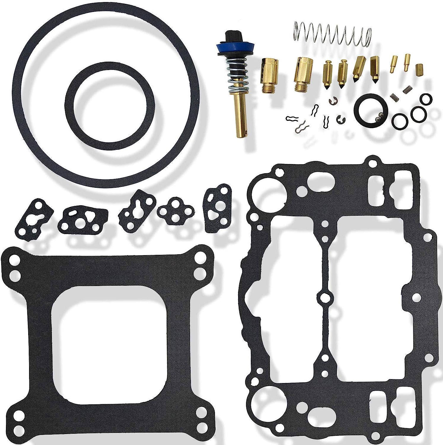 Carburetor Rebuild Kit Complete for Edelbrock 1405 1406 1407 Performer Series Carb Repair Pack