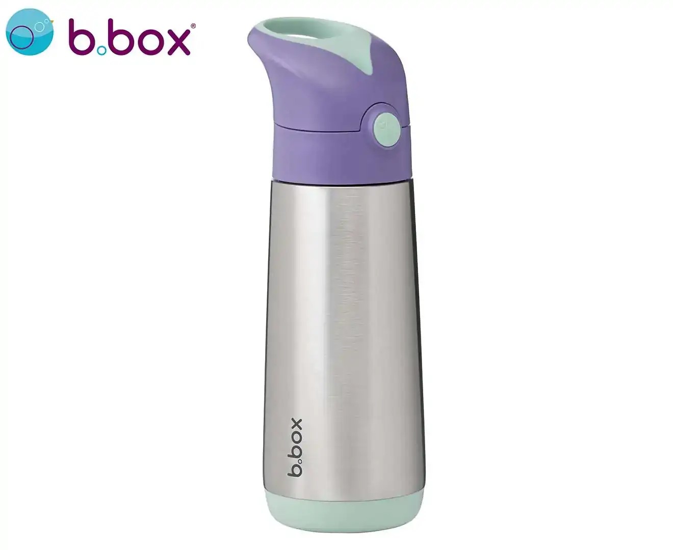 B.Box 500Ml Insulated Kids’ Drink Bottle – Lilac Pop