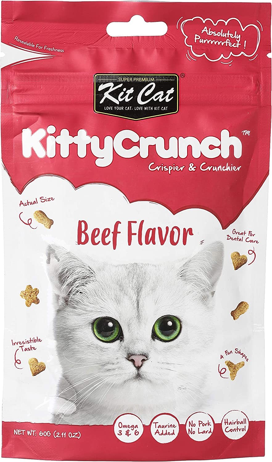 Kit Cat Kitty Crunch Beef Treat 60 G