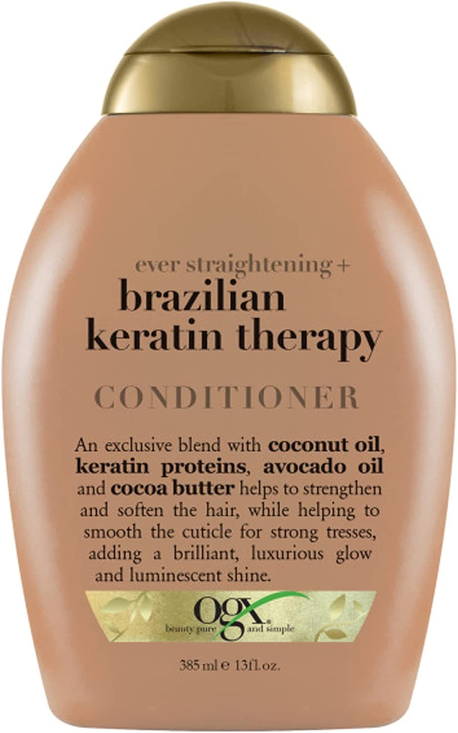 OGX Brazilian Keratin Therapy Conditioner 385Ml, 13 Fl Oz, 5.292 Count