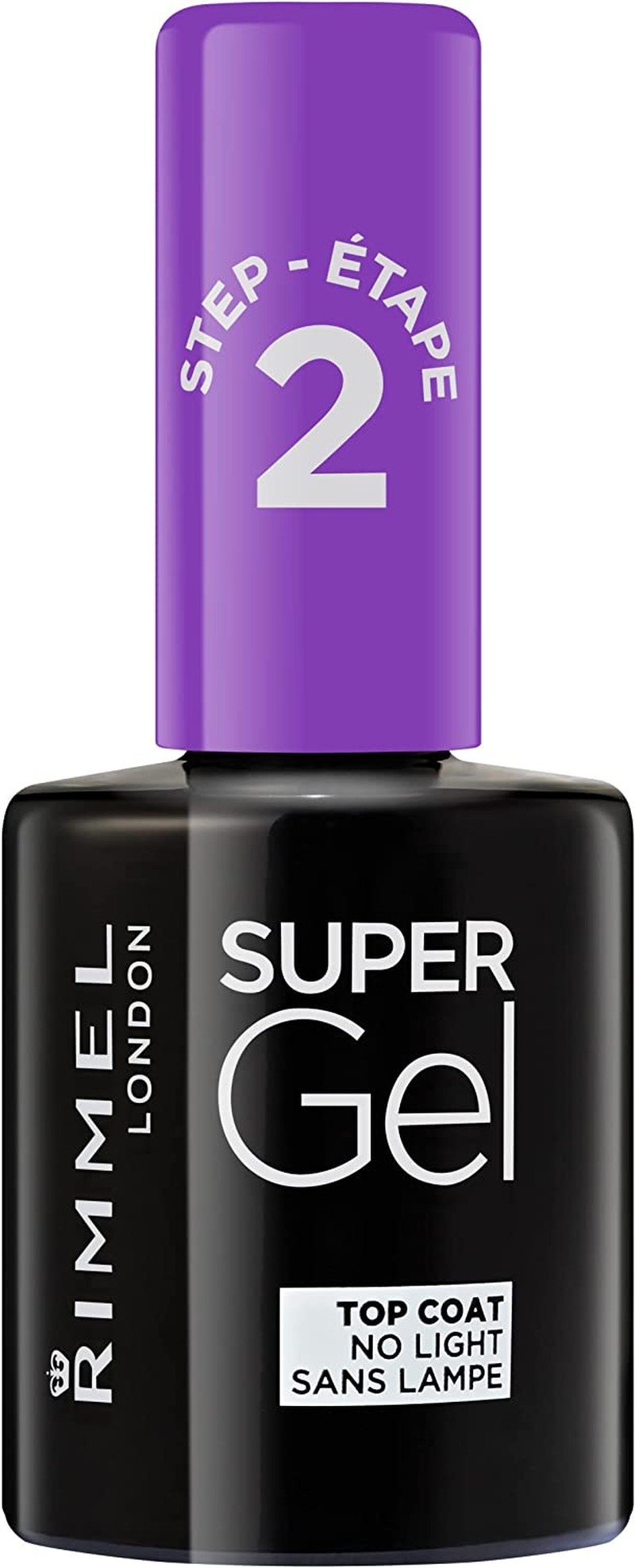 Rimmel London Super Gel Nail Polish, 001 Top Coat, 12Ml