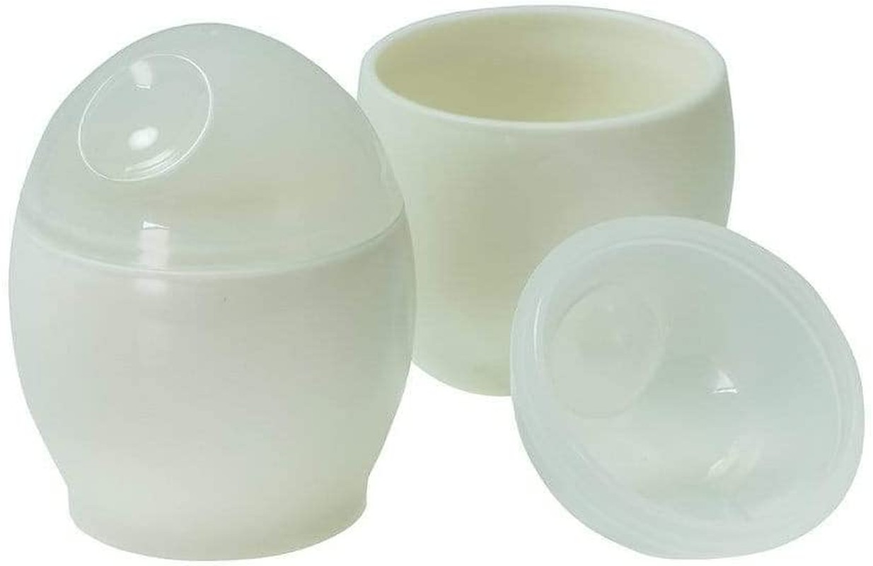 Avanti Microwave Egg Poacher Pods 2-Pieces Set,White