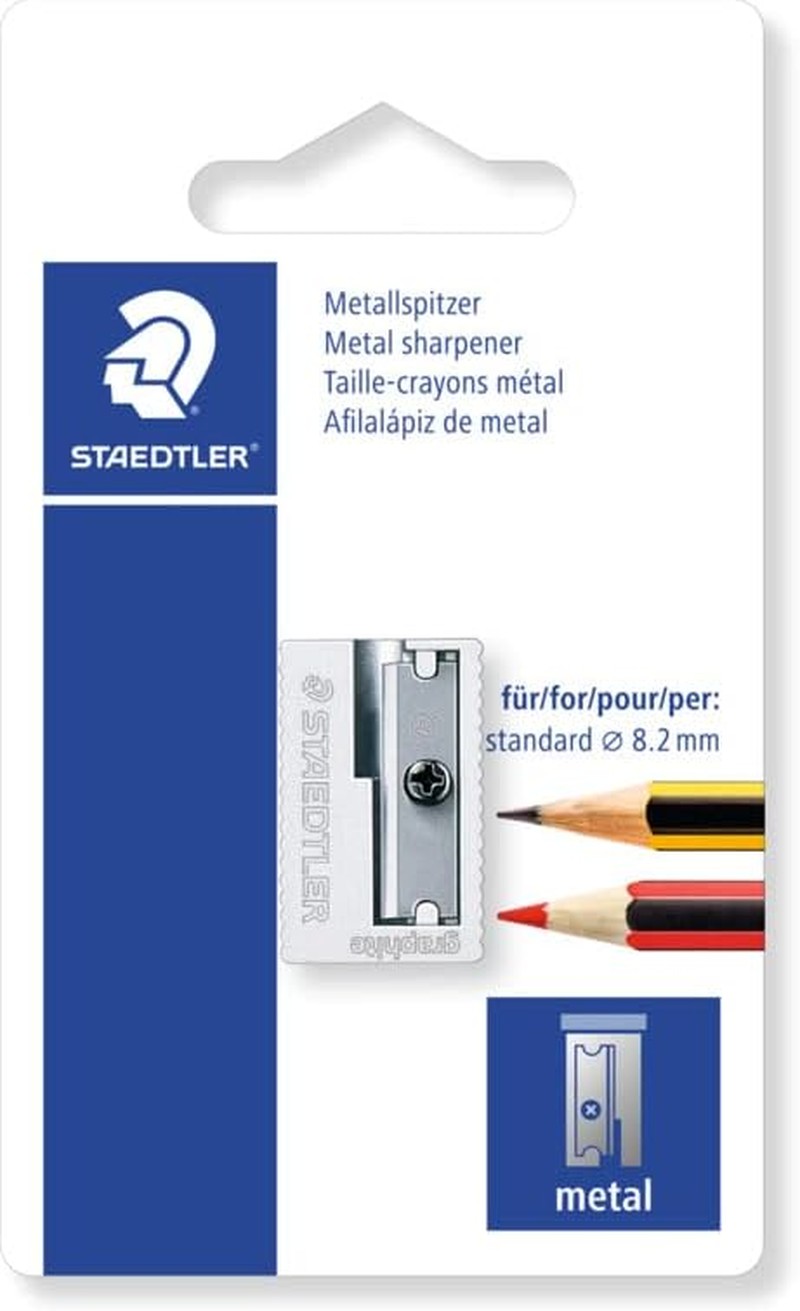 Staedtler Metal Sharpener Single Hole Blister