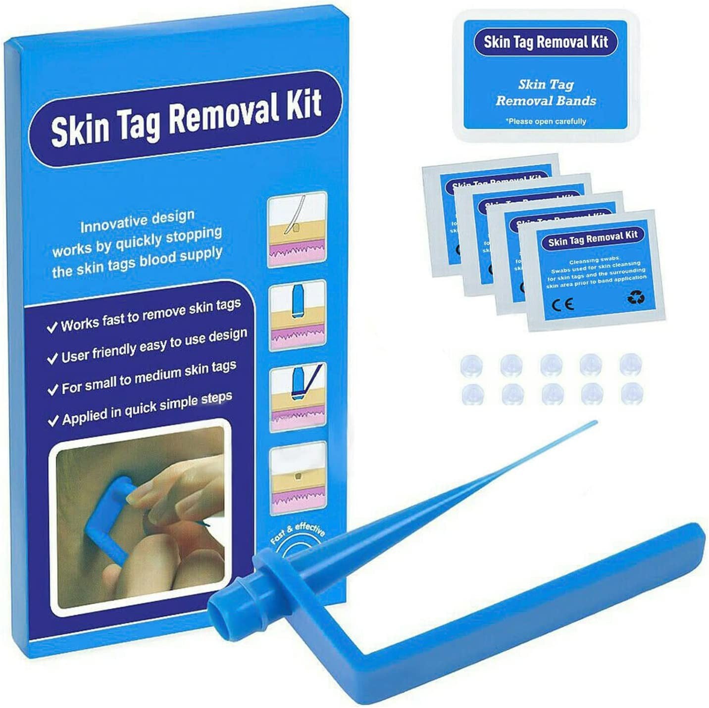 Skin Tag Remover Kit for Fast & Effective Skin Tag Removal Painless Skin Tag Remover for Most Body Parts