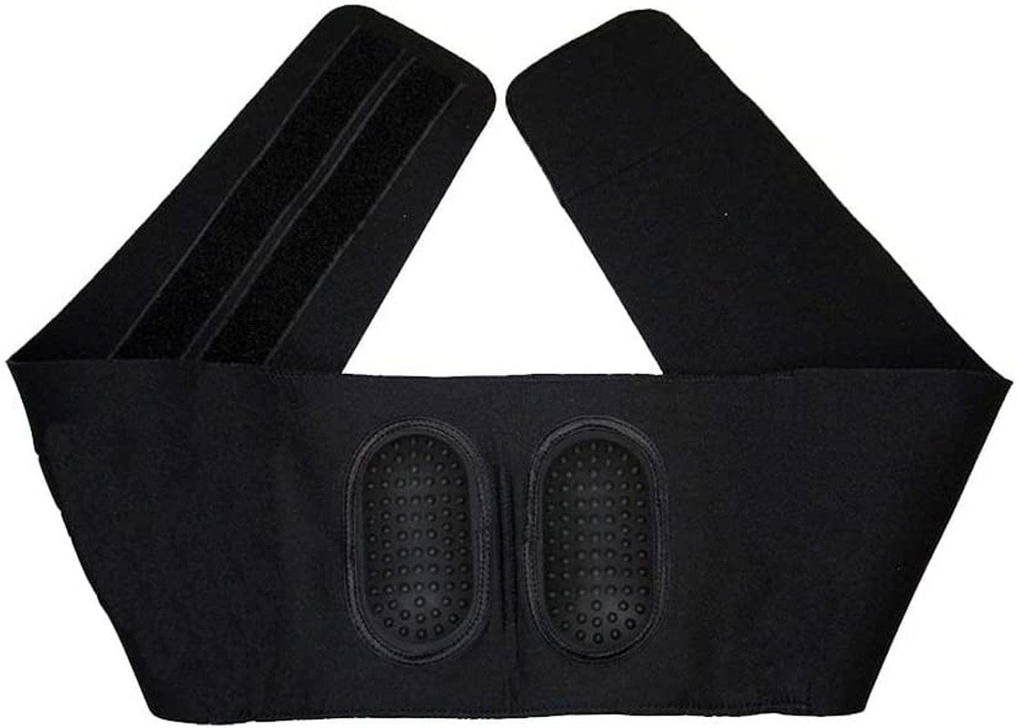 Caremax Conductive TENS Stimulation Lumbar Back Support Belt for TENS Machine EMS Muscle Stimulator for Lower Back Pain, Herniated Disc, Sciatica, Scoliosis, Joint Pain Inflammation Relief, and Circulation, Electrotherapy for Women and Men with 3.5Mm Snap-On to 2Mm Pigtail Adapter