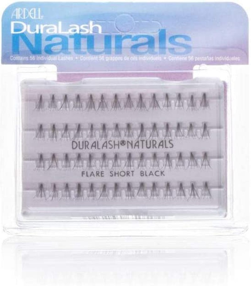 Ardell Duralash Knot-Free Short Individual Naturals Lashes, Black, Short (65050)