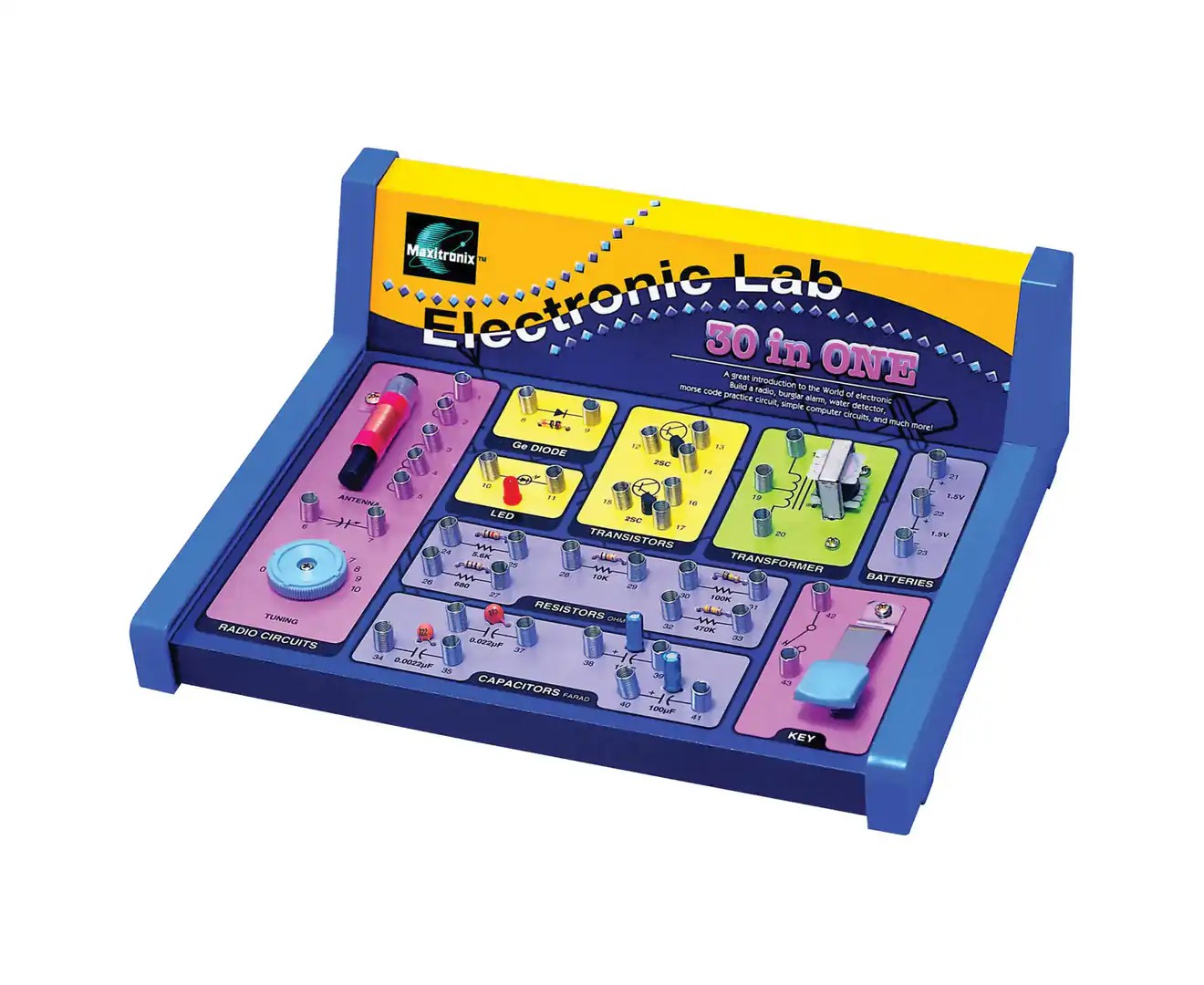 Maxitronix 30 in 1 Electronics Lab Kit