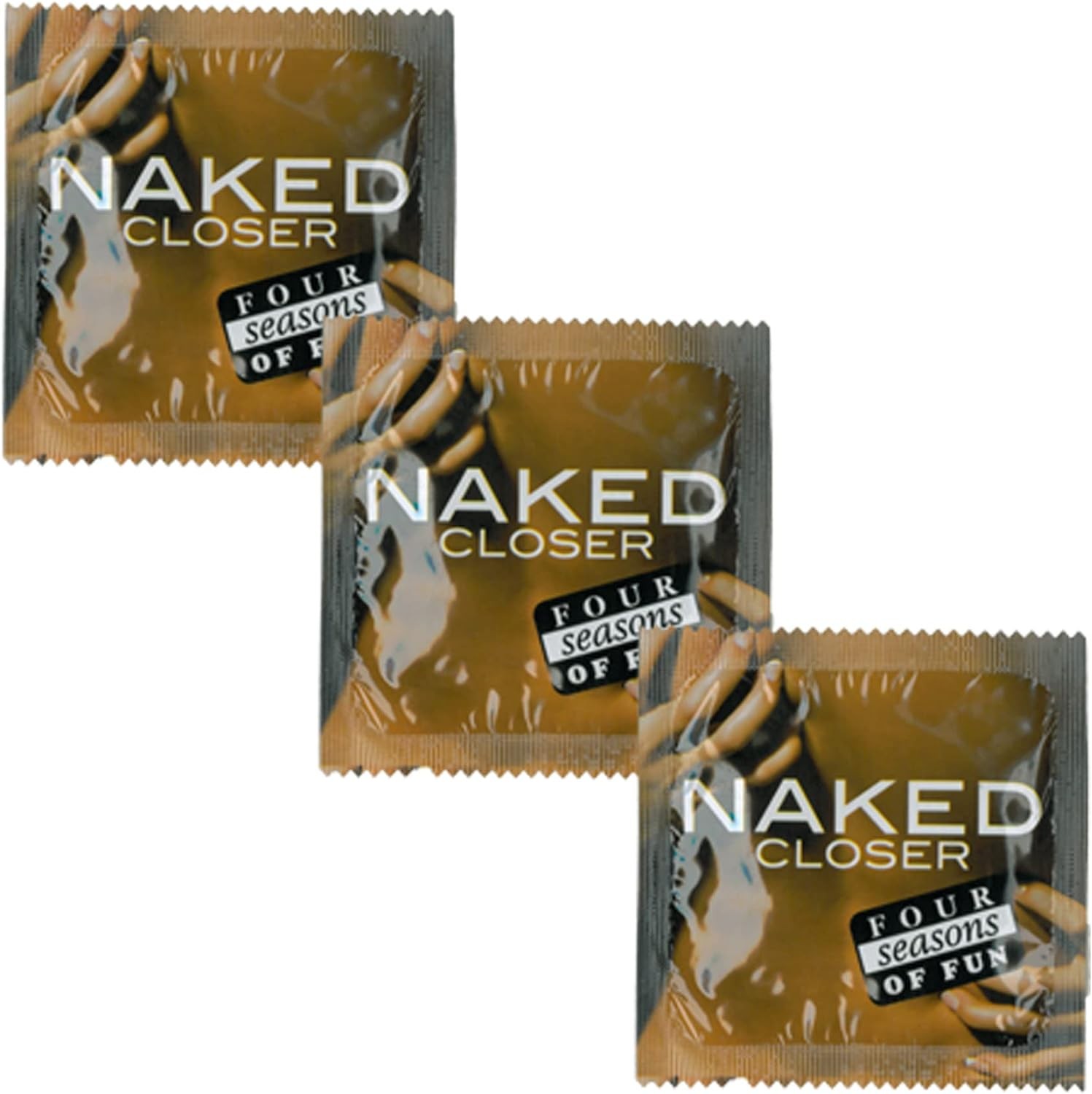 Four Seasons Naked Closer Fit Condoms Bulk Pack of 144