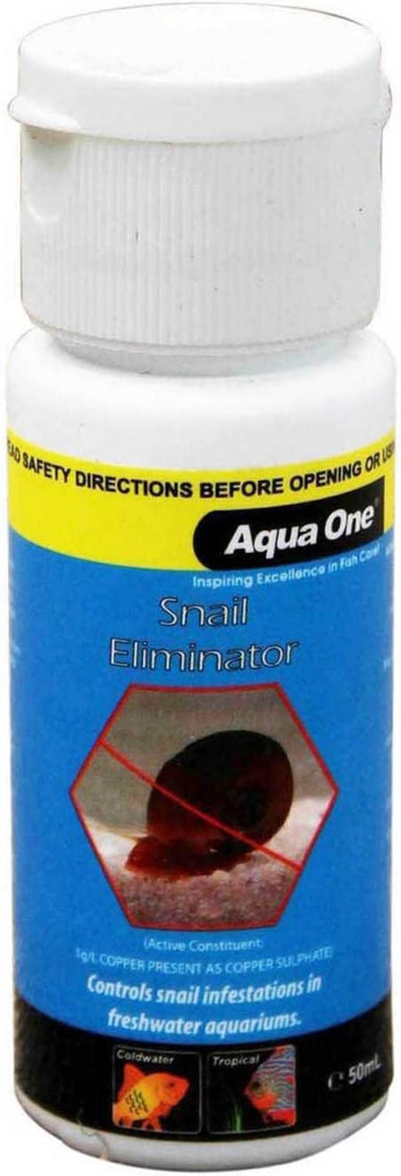 Treatment Snail Eliminator 50Ml 92241 Fish Tank Aqua One