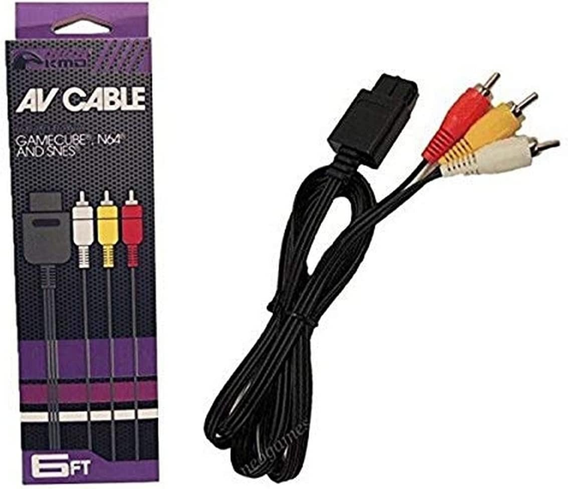 KMD AV Cable for Nintendo SNES, N64 and Gamecube (KMD-GC-1330)