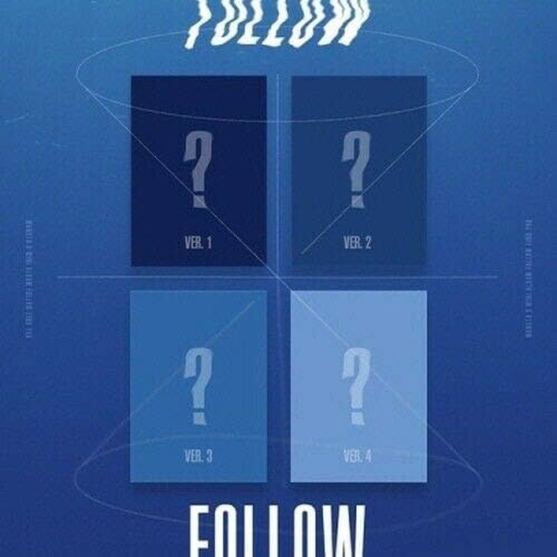 Monsta X ‘Follow-Find You’ 7Th Mini Album Random Ver Cd+1P Mini Poster On+72P Photobook+1P Photocard+32P Lyrics Book+1P Photostand+Pre-Order+Message Photocard Set+Tracking Kpop Sealed