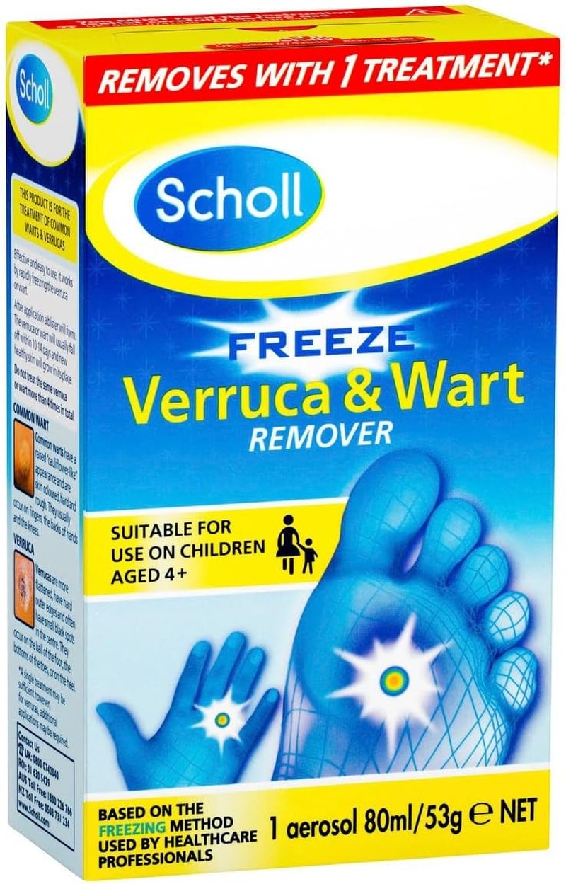 Scholl (P84FU) Verucca and Wart Complete Freeze Remover Kit, 0.117 Kilograms