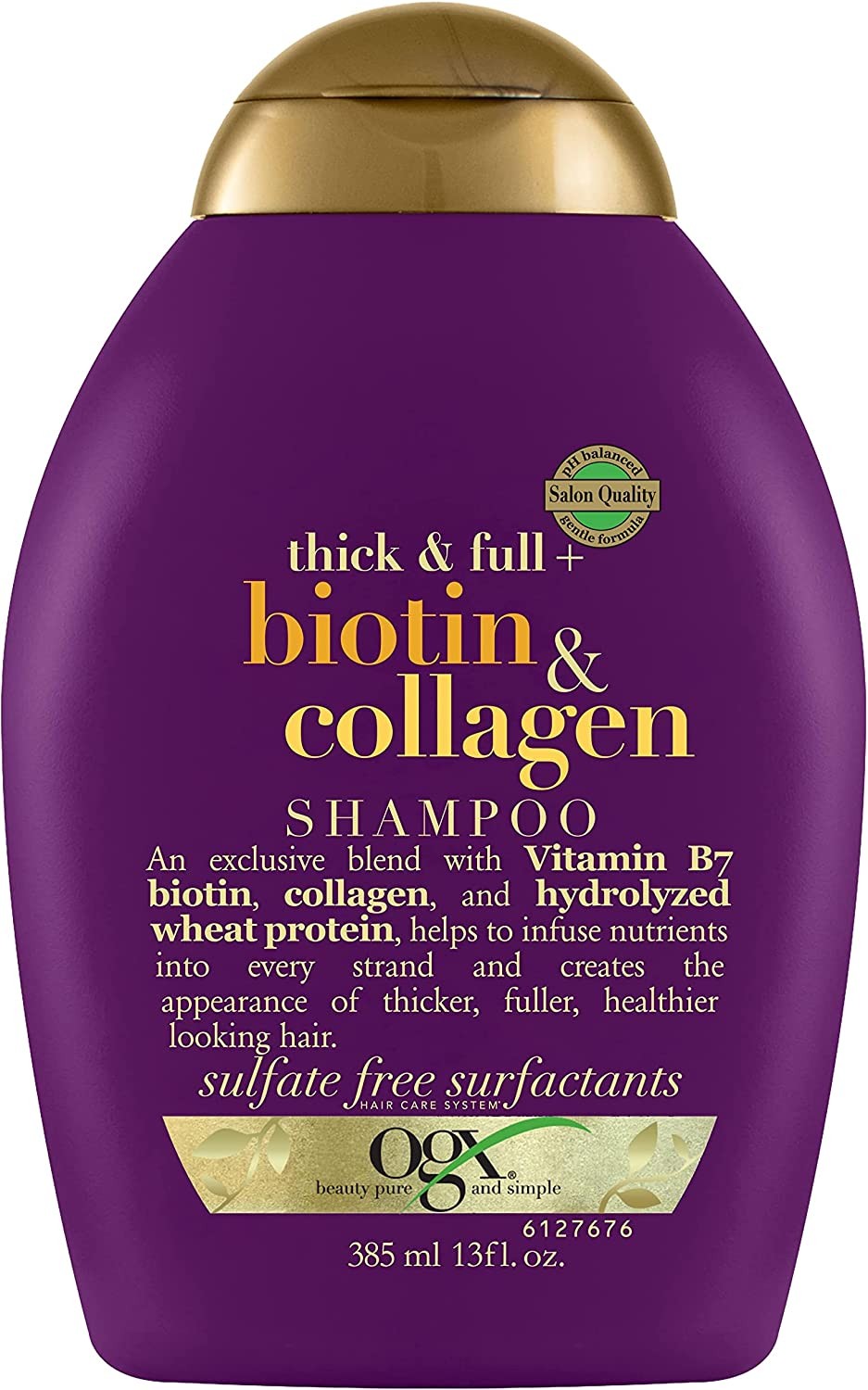 OGX Biotin Collagen Shampoo, 385Ml